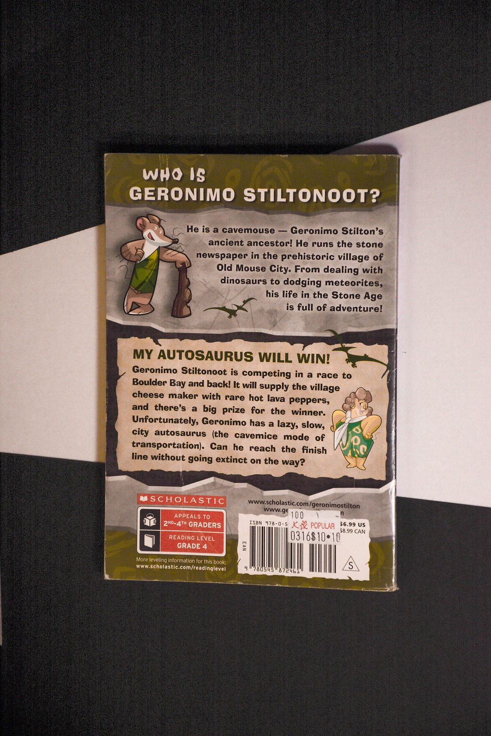 Thumbnail: Geronimo Stilton, Cavemice, My Autosaurus Will Win!