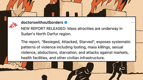 Médecins Sans Frontières - Illustrations témoignages Soudan