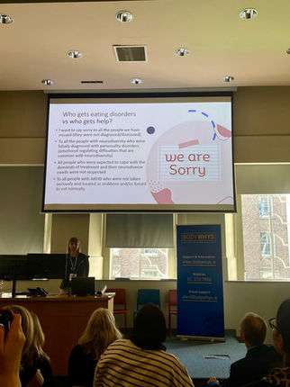 CEDAR presentation on eating disorder awareness and recovery Ireland