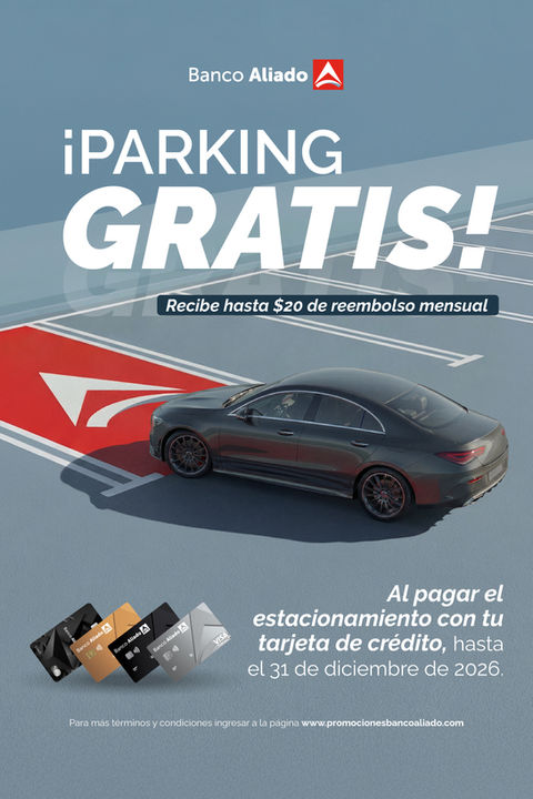 ¡Estaciona sin preocuparte con Banco Aliado! 🚗