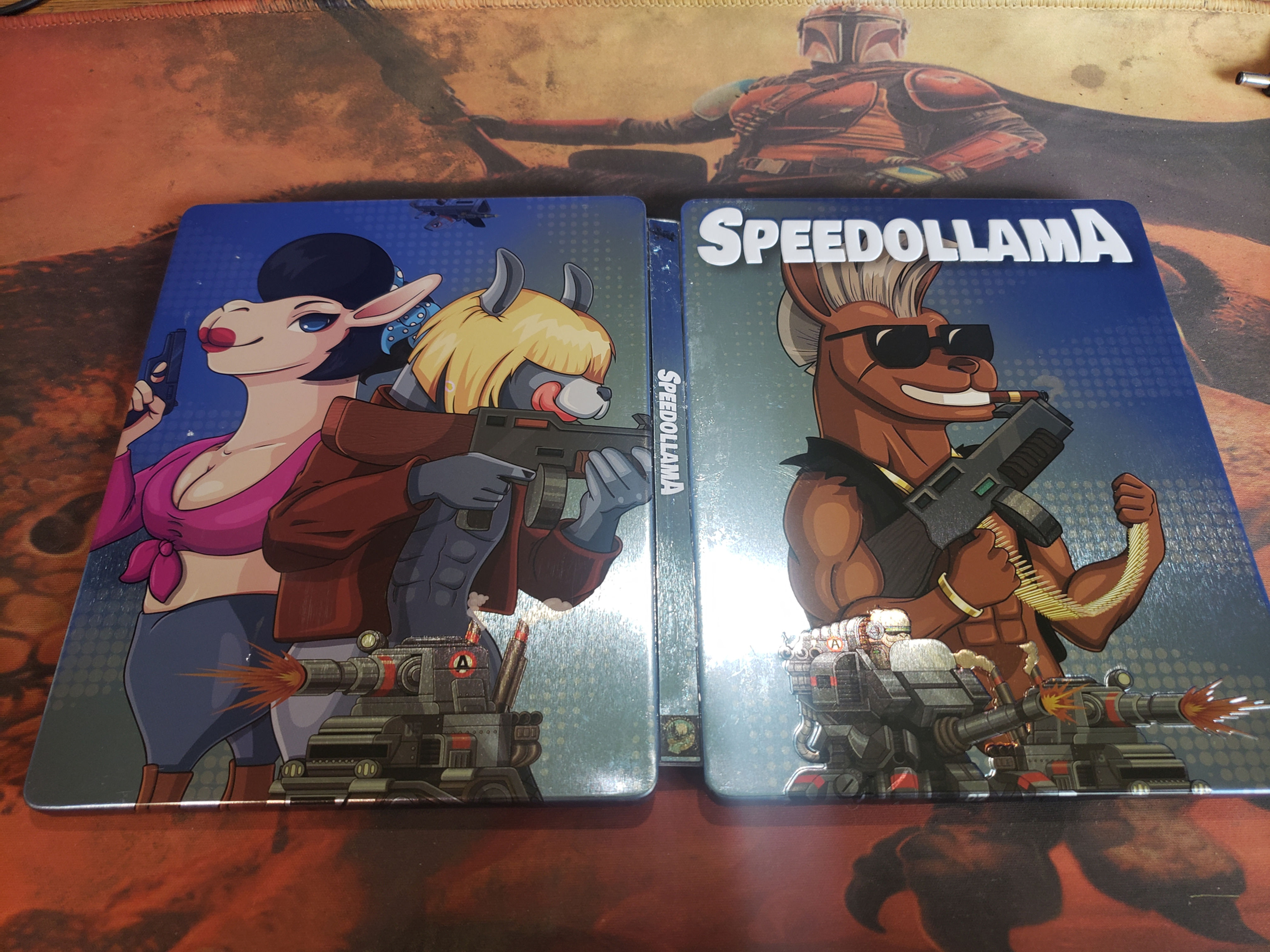 Speedollama Steelbook Empty Case / no game + holofoil art card