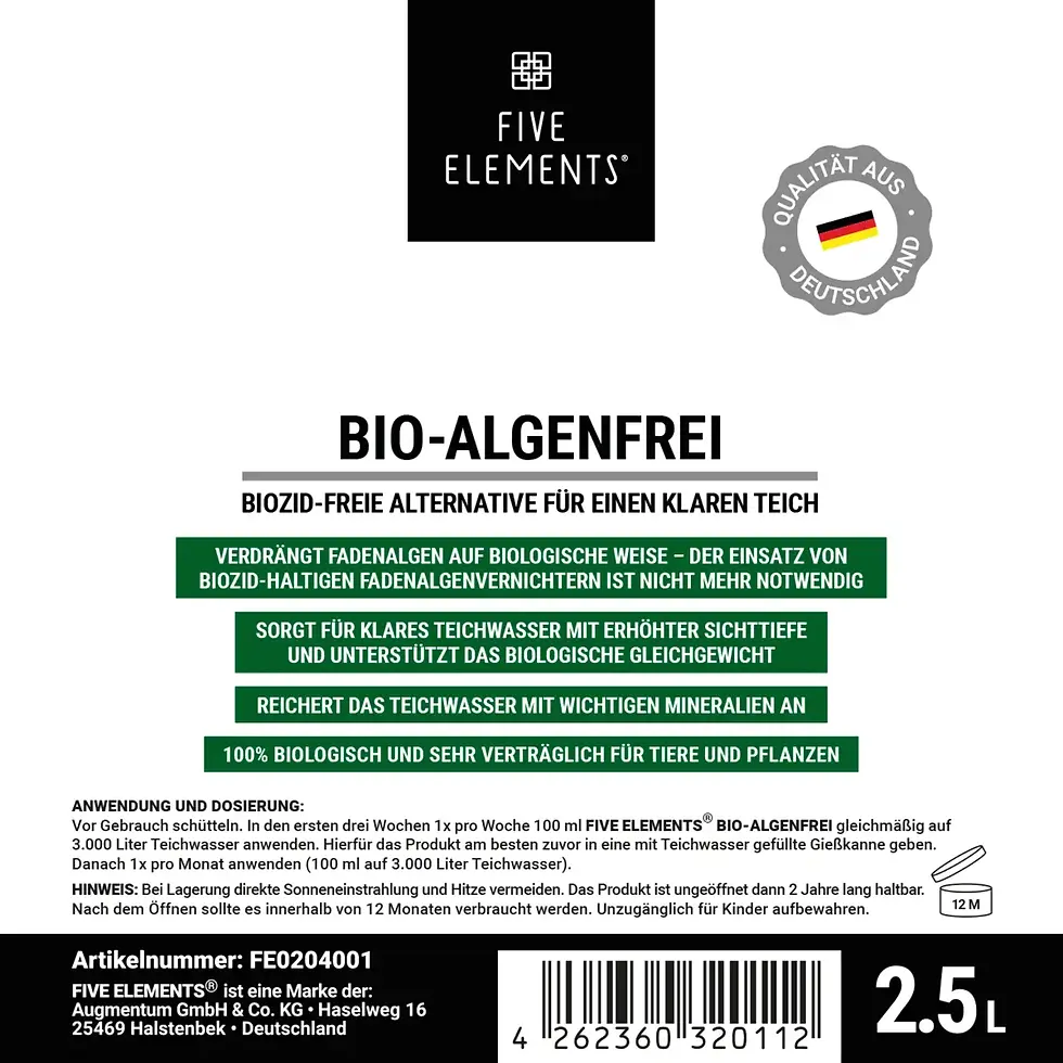 Miniaturbild: BIO-ALGENFREI | 2,5 L | FLÜSSIG | FIVE ELEMENTS