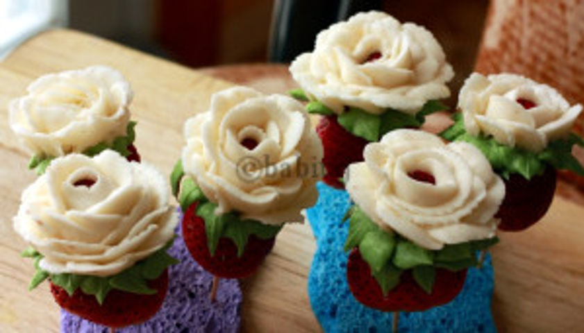 strawberry rose