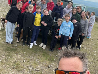 A walk up Moel Famau