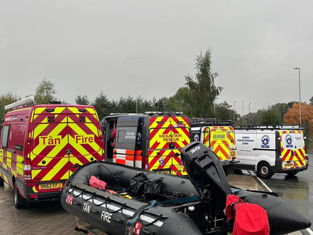 CALLOUT - Flooding in the Wrexham area 16.10.24