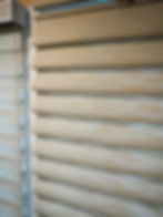 Neutral horizontal window treatment blinds