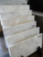 Fluted and groove texture neutral tile samples