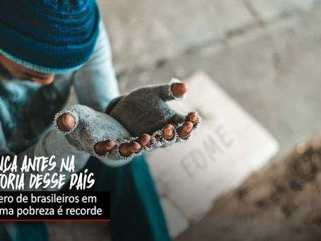 Brasil tem 49 milhões de pessoas na miséria