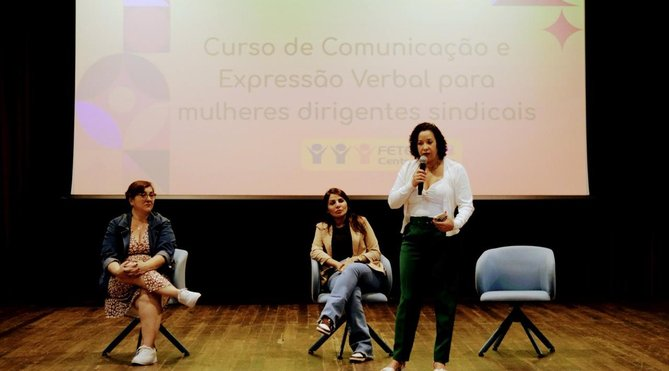 Fetec-CUT/CN realiza curso de comunicação e expressão para mulheres dirigentes sindicais da base da Federação