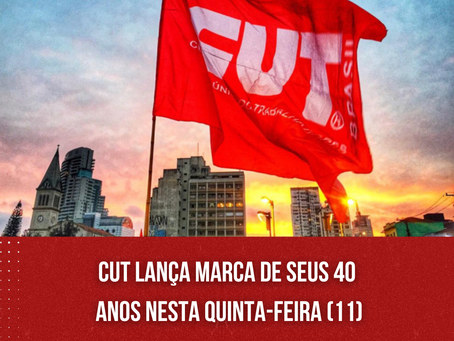 CUT lança marca de seus 40 anos nesta quinta-feira (11)