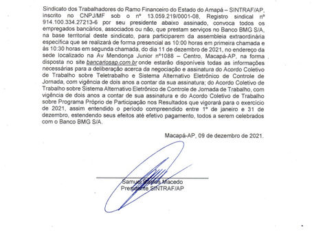 EDITAL ASSEMBLEIA EXTRAORDINÁRIA ESPECÍFICA