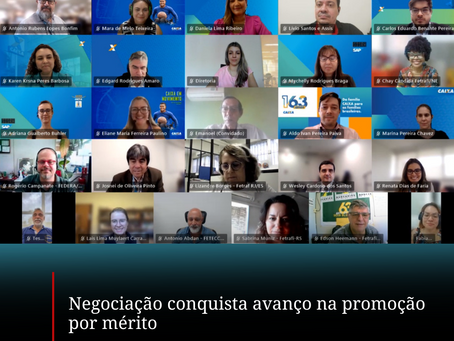 Negociação conquista avanço na promoção por mérito