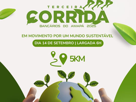 3ª Corrida dos Bancários incentiva a preservação ambiental e prática saudável da população amapaense
