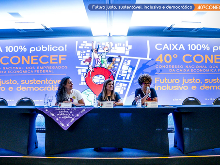 Manifesto por “tolerância zero para casos de violência e assédio abre o 40º Conecef
