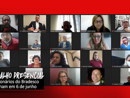 Bancários e Bradesco negociam retorno ao trabalho presencial