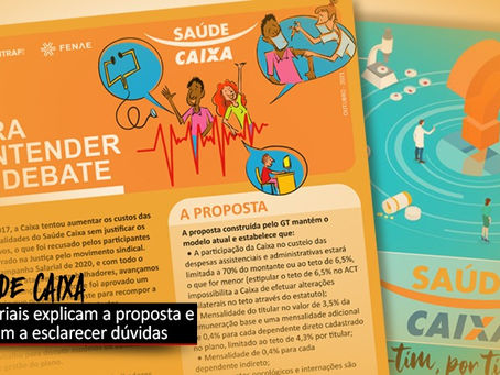 Materiais explicam proposta para o Saúde Caixa