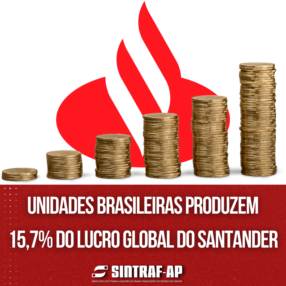 Unidades brasileiras produzem 15,7% do lucro global do Santander