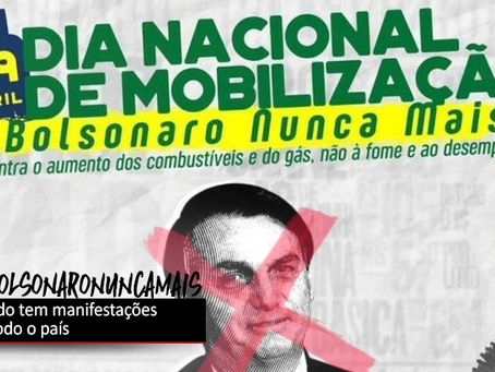 #BolsonaroNuncaMais: Sábado teve manifestações em várias cidades