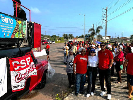 No dia da independência os movimentos sindicais e sociais do amapá reúnem se no 31º Grito dos Excluídos e Excluídas