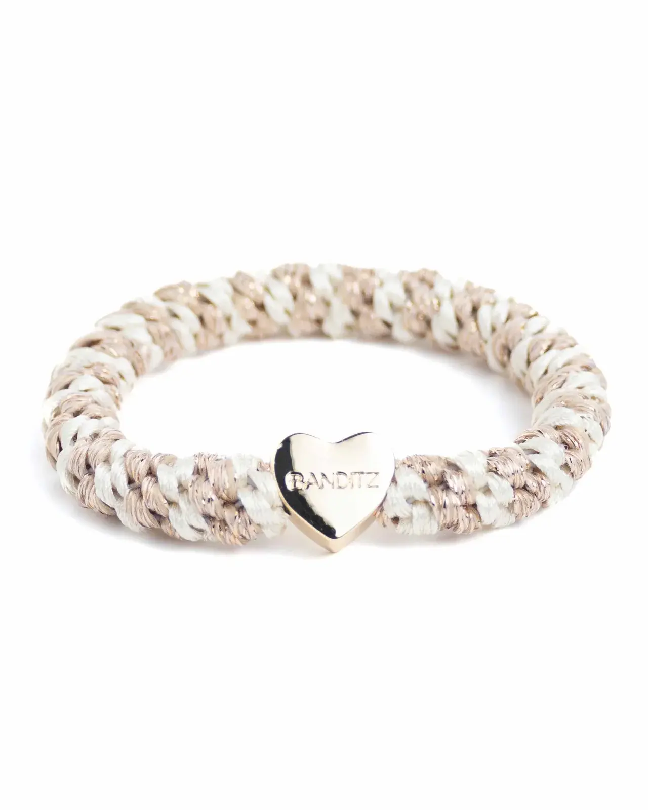 Banditz | Ivory gold twist heart