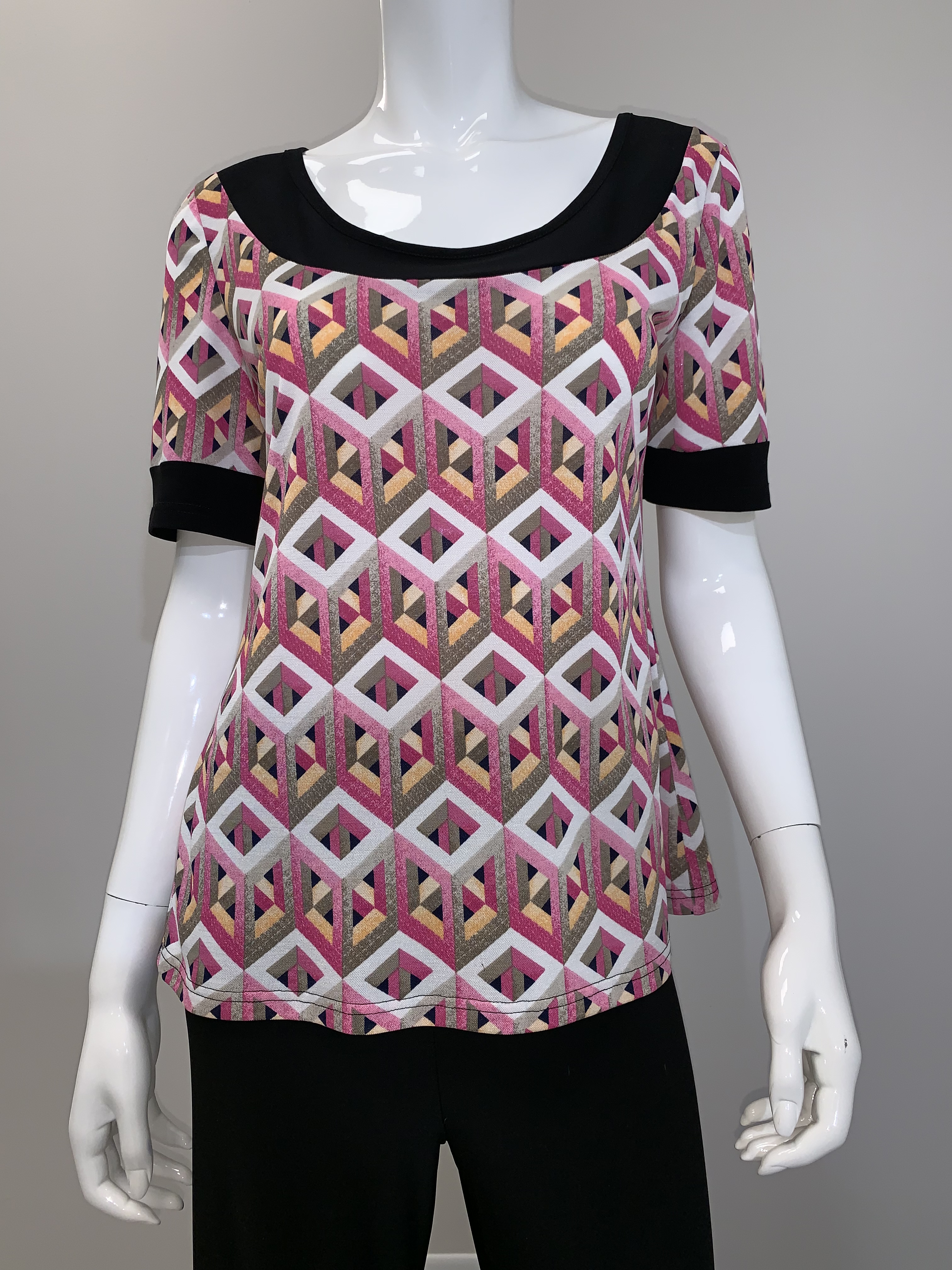 T-2634P BLACK PINK