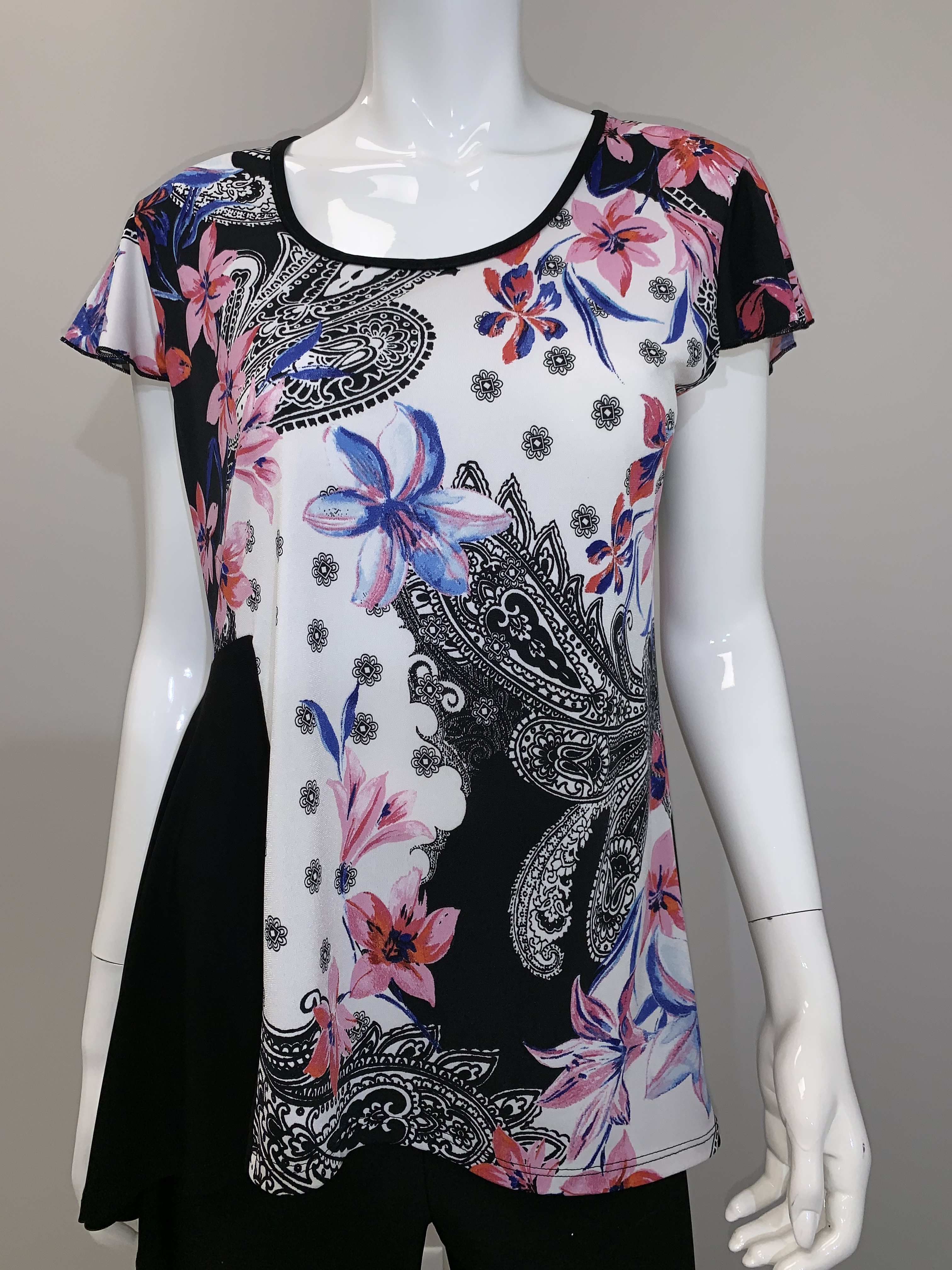 T-2617 BLACK AND ROYAL