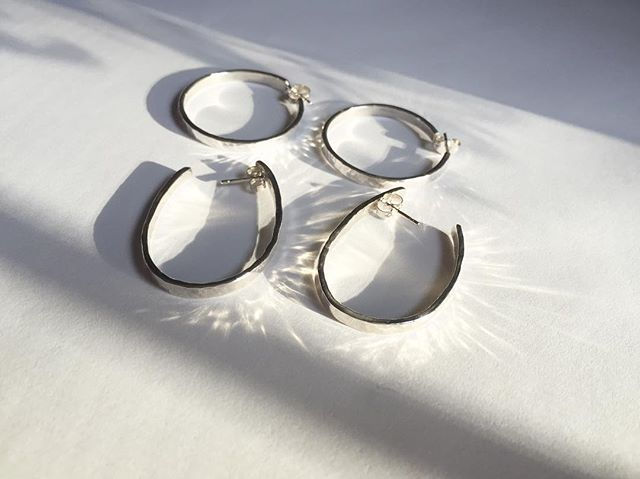 hammered hoop earrings, sade hoop earrings, hammered jewelry