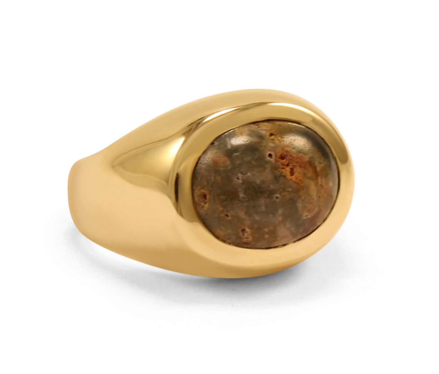 Bloodstone Amour Birthstone Ring