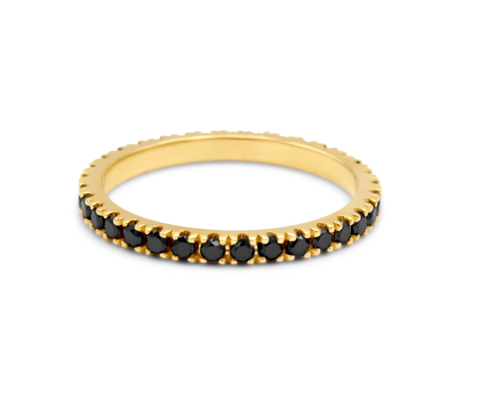 black diamond eternity band, black diamond wedding band, katherine lincoln jewelry, black diamond jewelry,