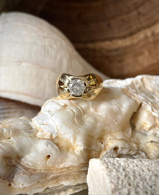 Diamond Starburst Ring