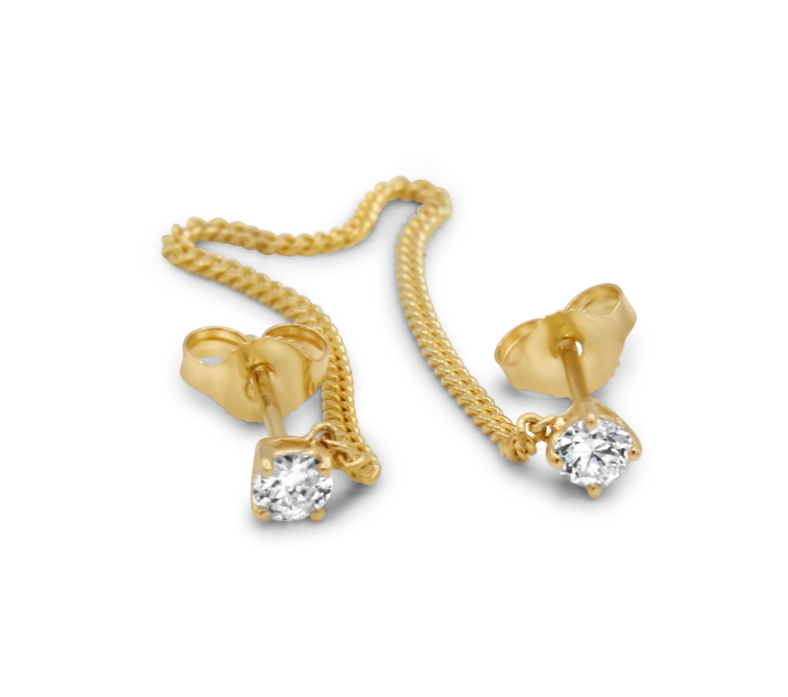 Ear cuff chain, Ear chains, Katherine Lincoln, Brooklyn custom jewelry, New york city custom jeweler,