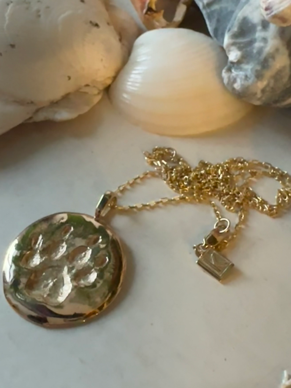 Paw Print Tribute to a Very Good Boy