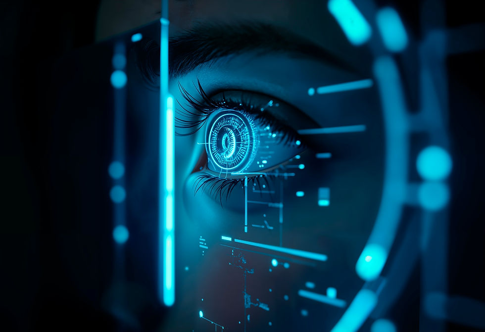 olhos e a tecnologia
