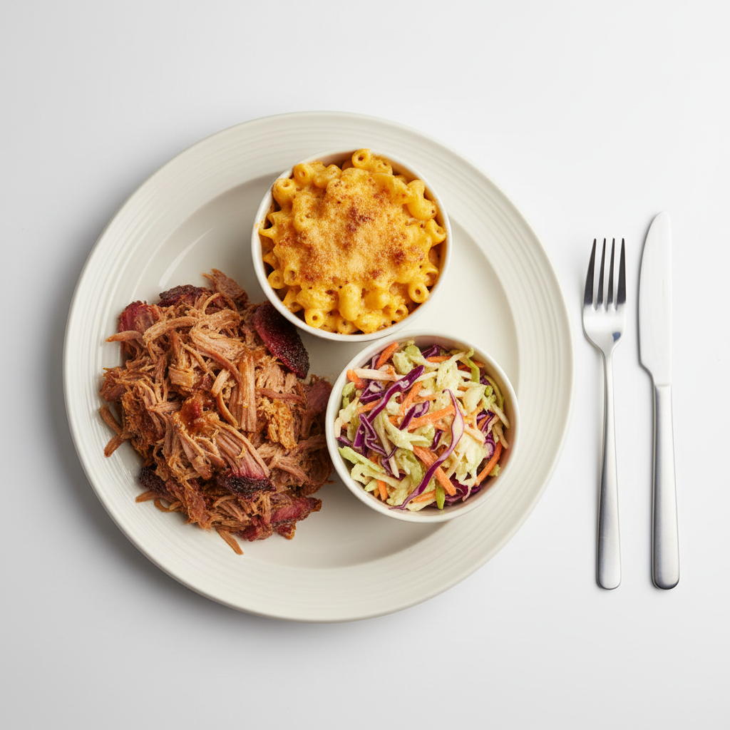 Pulled Pork Dinner Plate