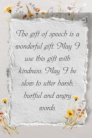 The gift of words