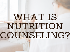 What is Nutrition Counseling?