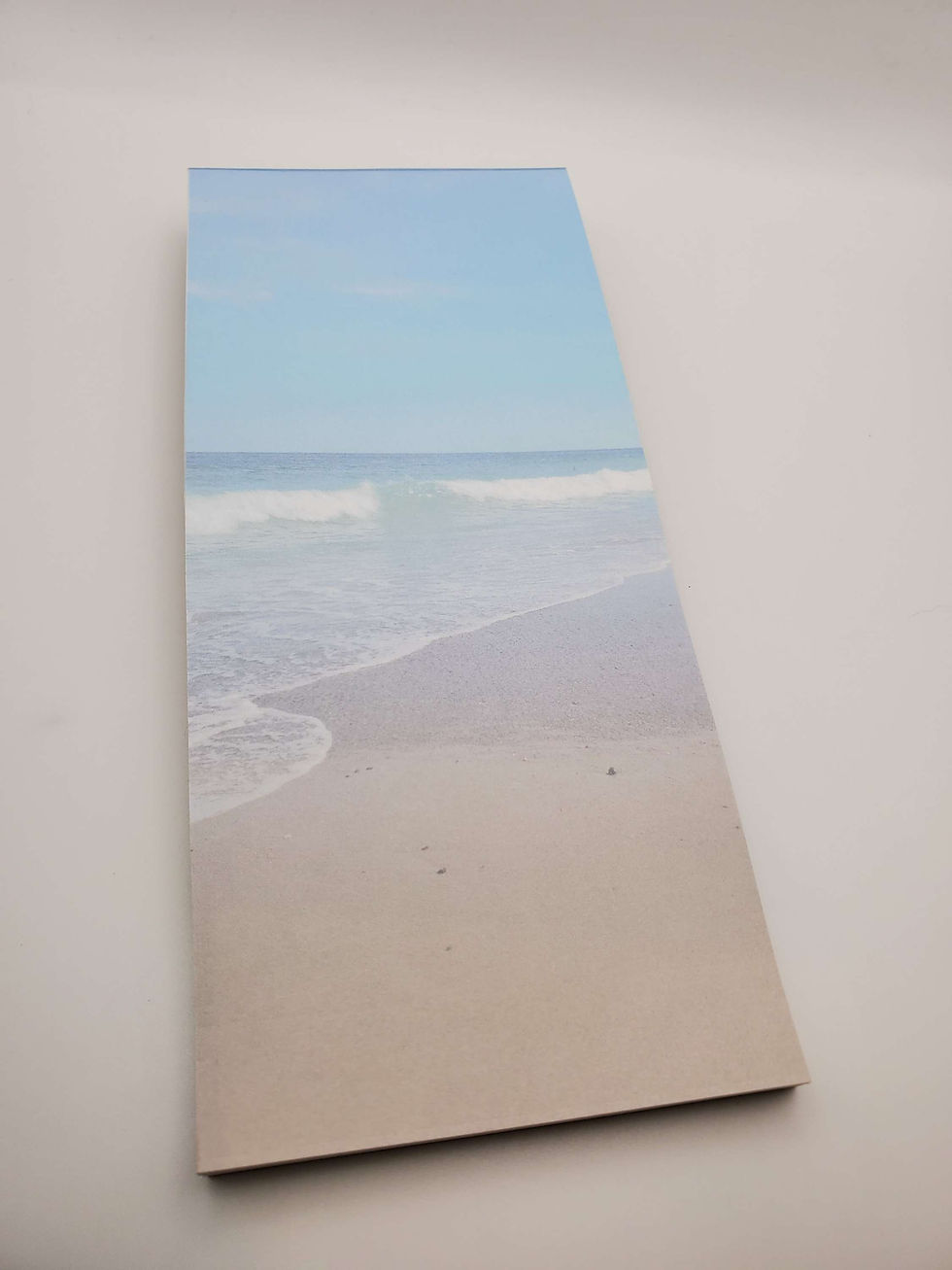 Thumbnail: Blue Ocean, Waves on the Beach Magnetic Grocery Pad