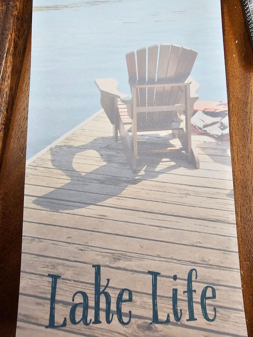 Thumbnail: Lake Life, Dock, Adirondack Chair, Magnetic Grocery Pad