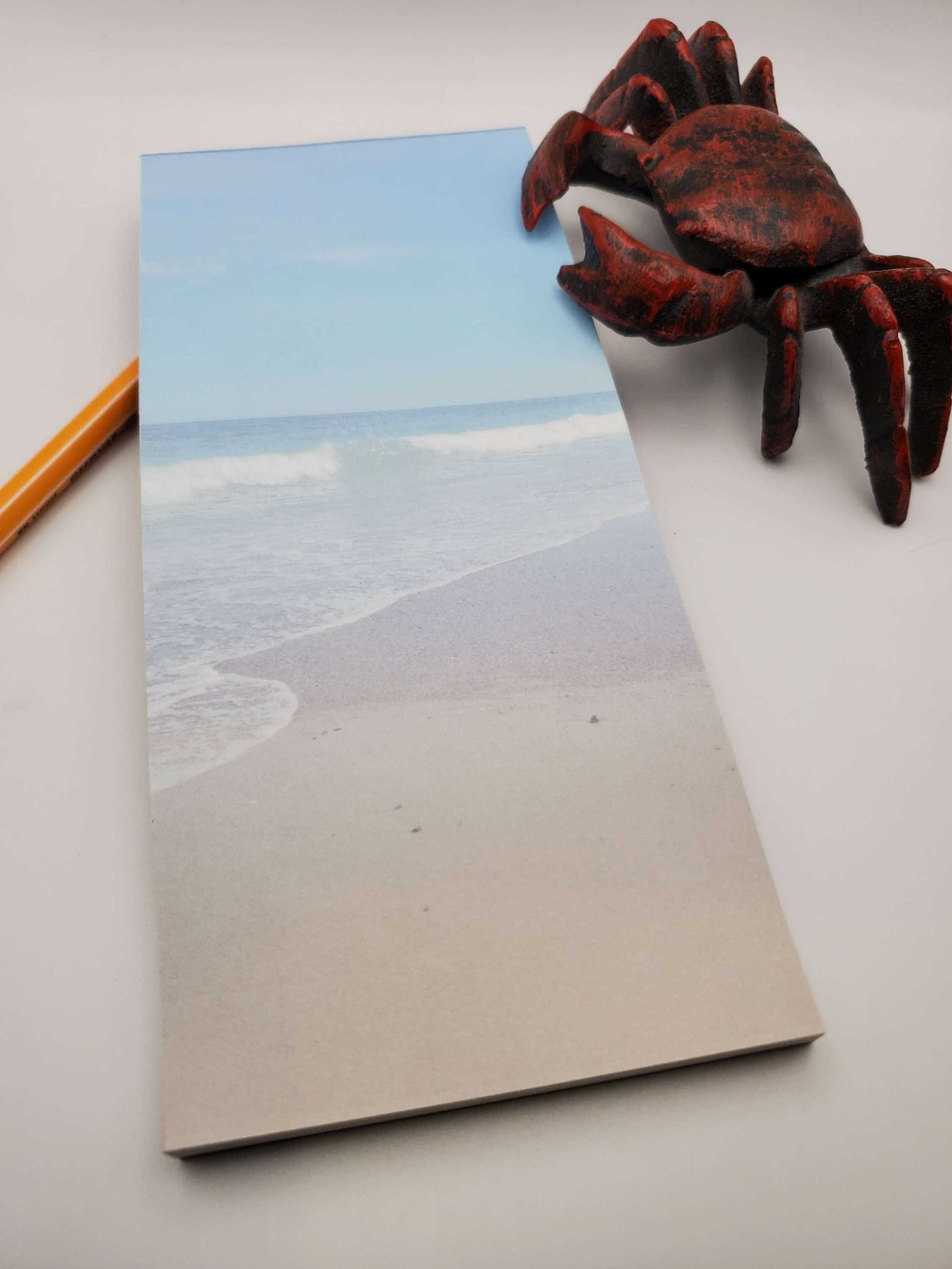 Blue Ocean, Waves on the Beach Magnetic Grocery Pad