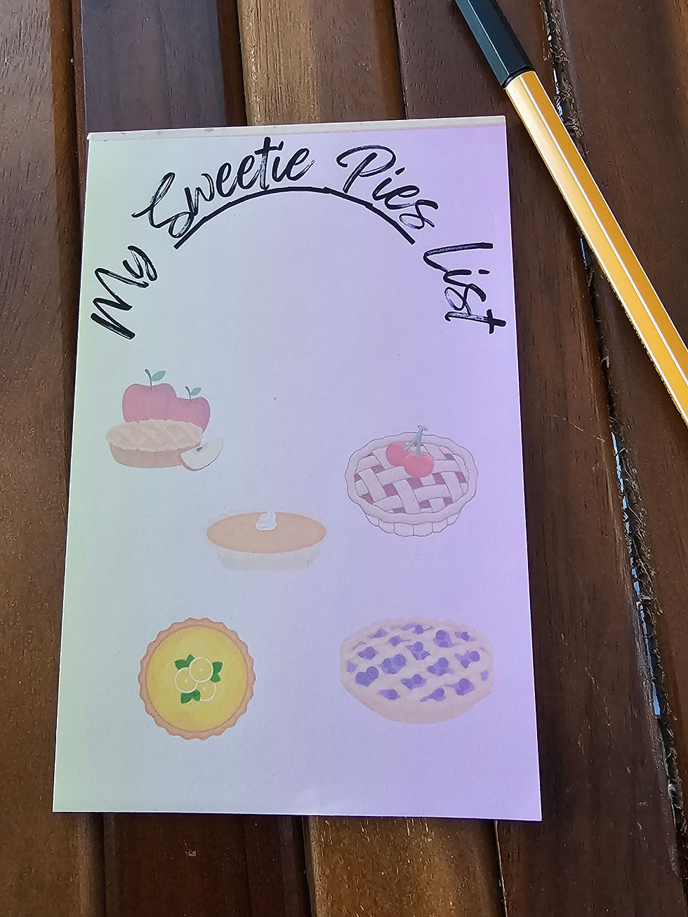 Thumbnail: My Honey Do List, My Sweetie Pie List, Notepad, 2-Pack Memo Pad, Pies, Bees 