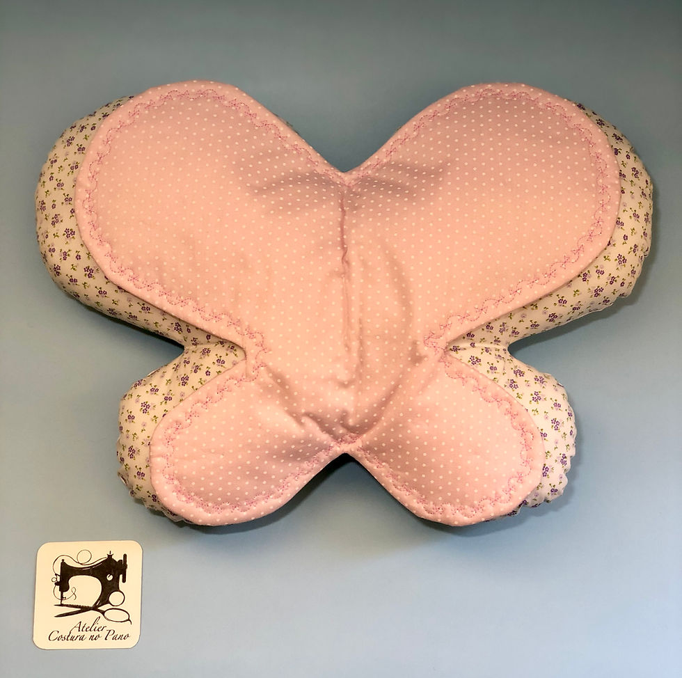Miniatura: Boneca Borboleta com almofada