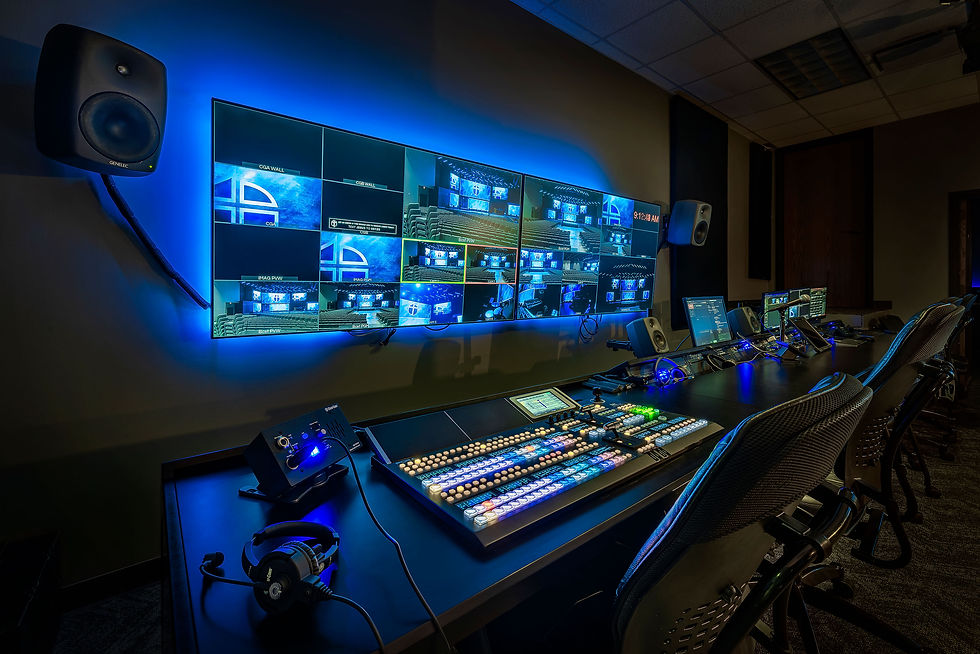 broad cast, control room, live stream, video switcher