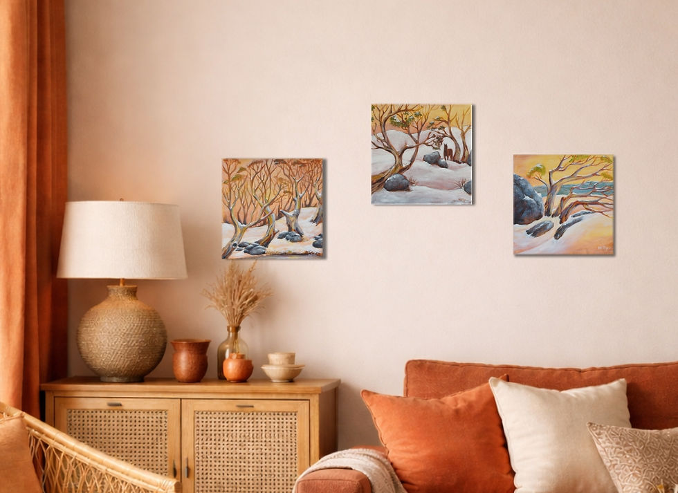 Thumbnail: "Snowgums at Creek" - High Country Collection
