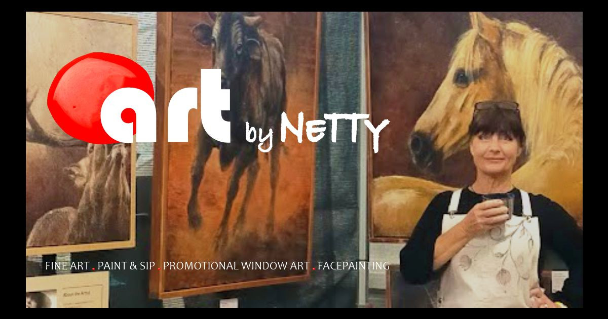 Netty Raff Art Book Paint & Sip | Art by Netty
