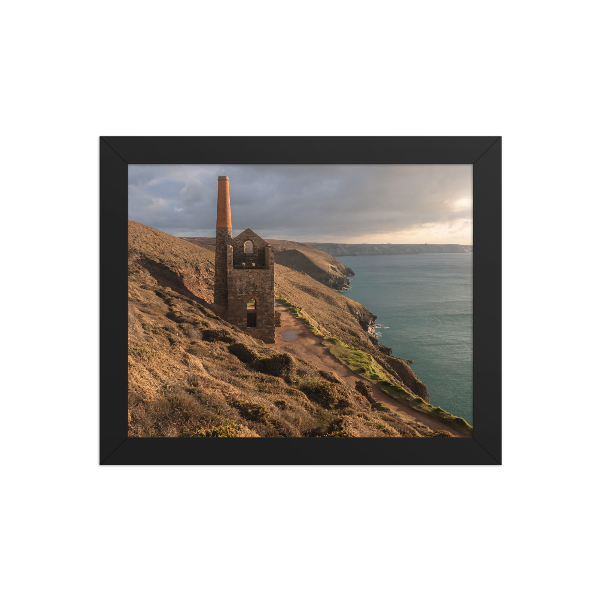 Framed Print (Size 8" x 10") Wheal Coates - Cornwall, England