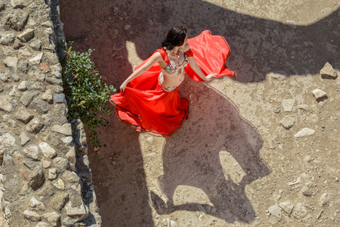 A dancer photographed in Turkey