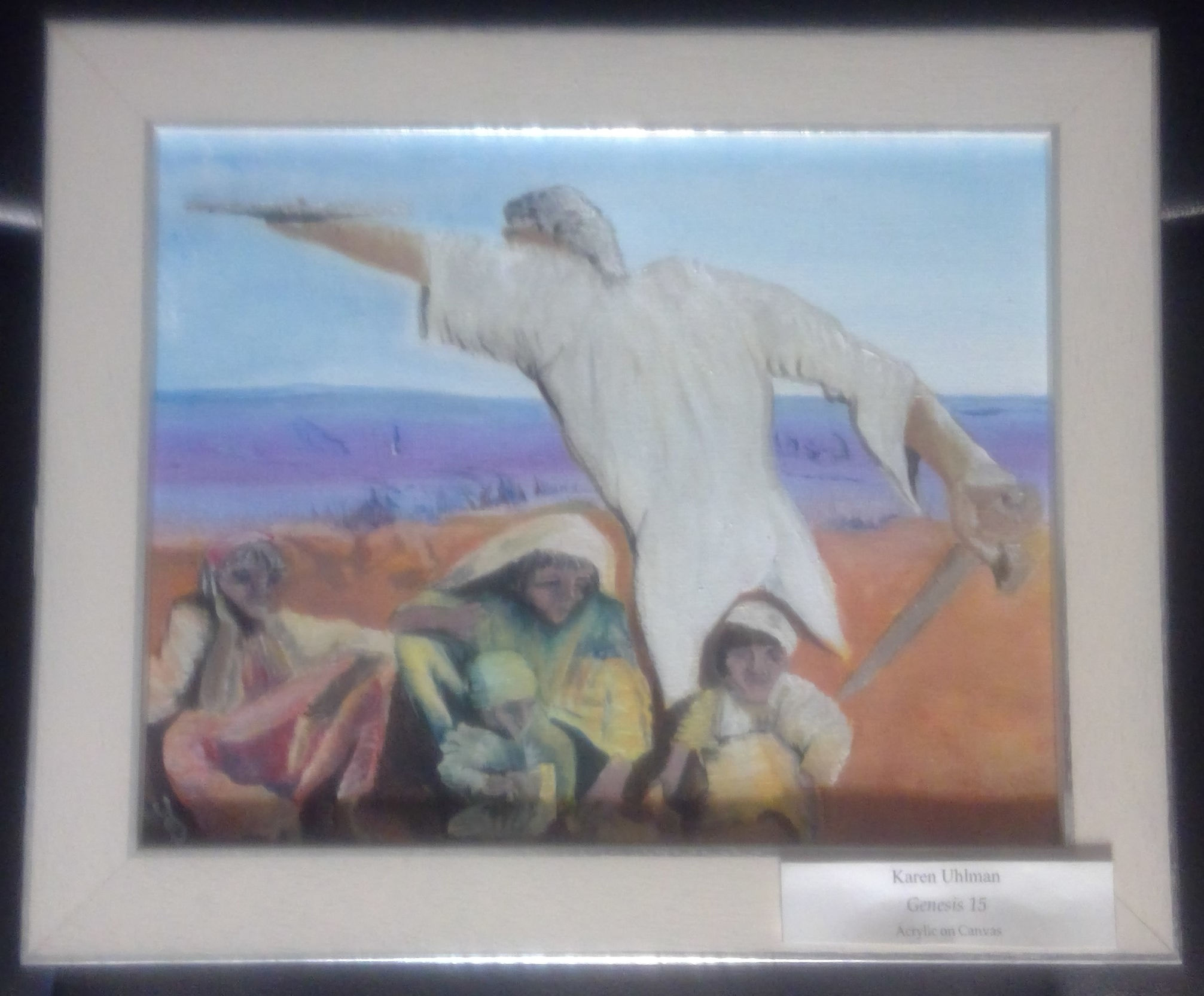 10mX 12 X 1-inch of Abram's vision of the LORD protecting Hebrews