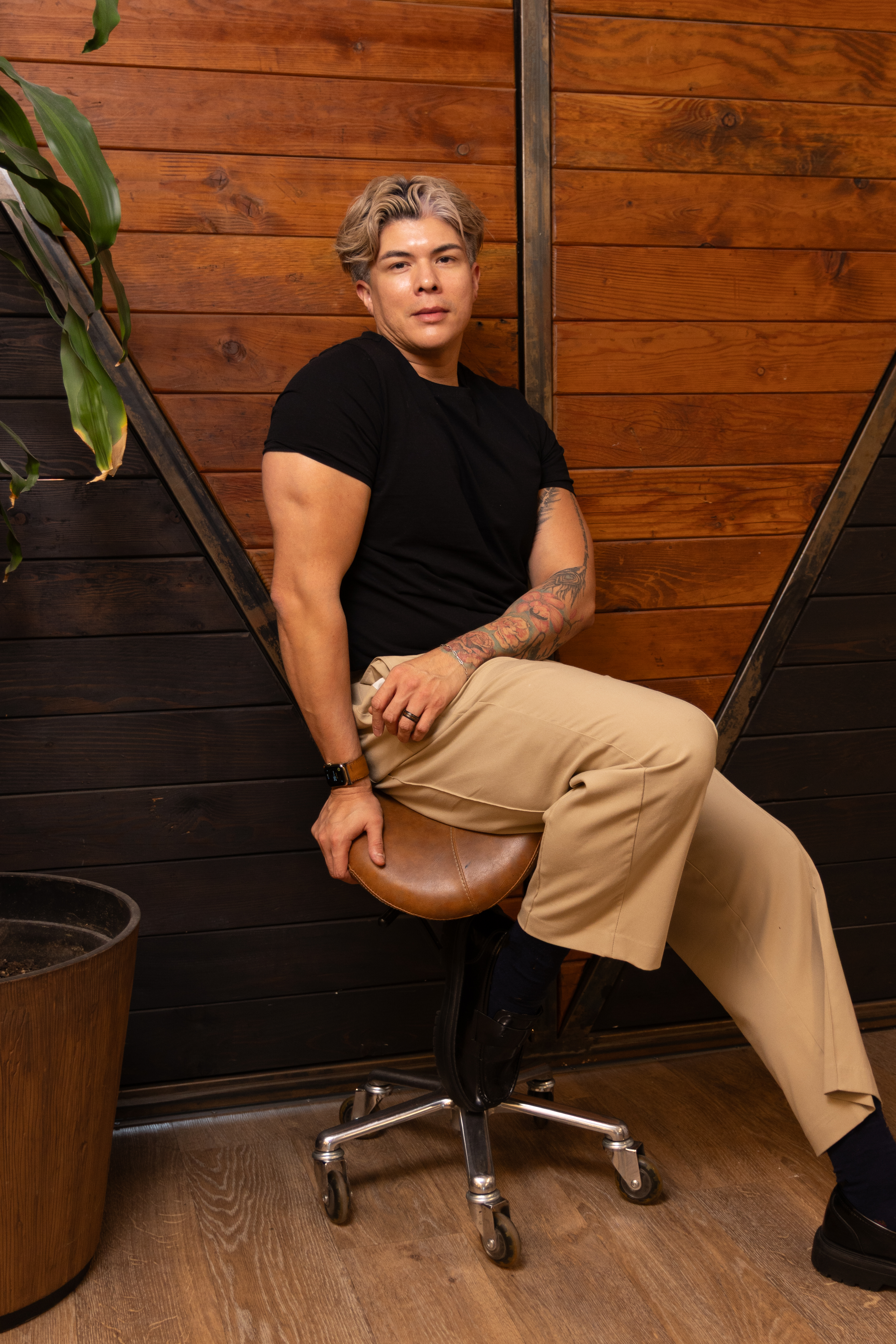 Rudy, stylist at Cactus & Concrete by Maison Nucheco, San Jose 