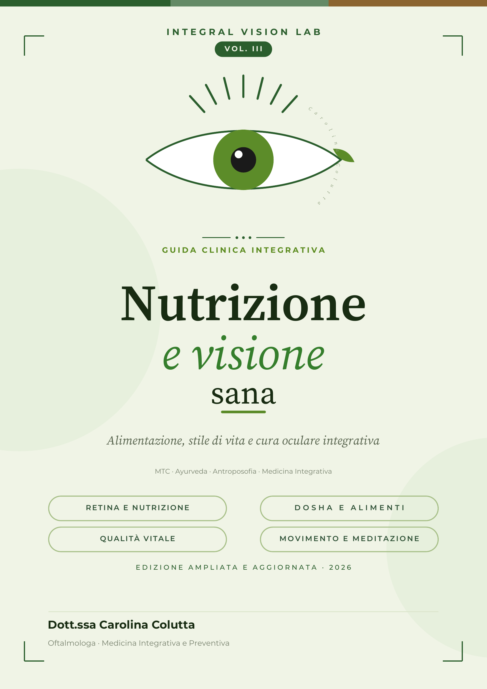 Nutrizione e Visione Sana — Vol. III