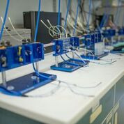A Ussing chamber at Vertex, used to measure how well the CFTR channel is functioning. (Photos courtesy of Vertex Pharmaceuticals)